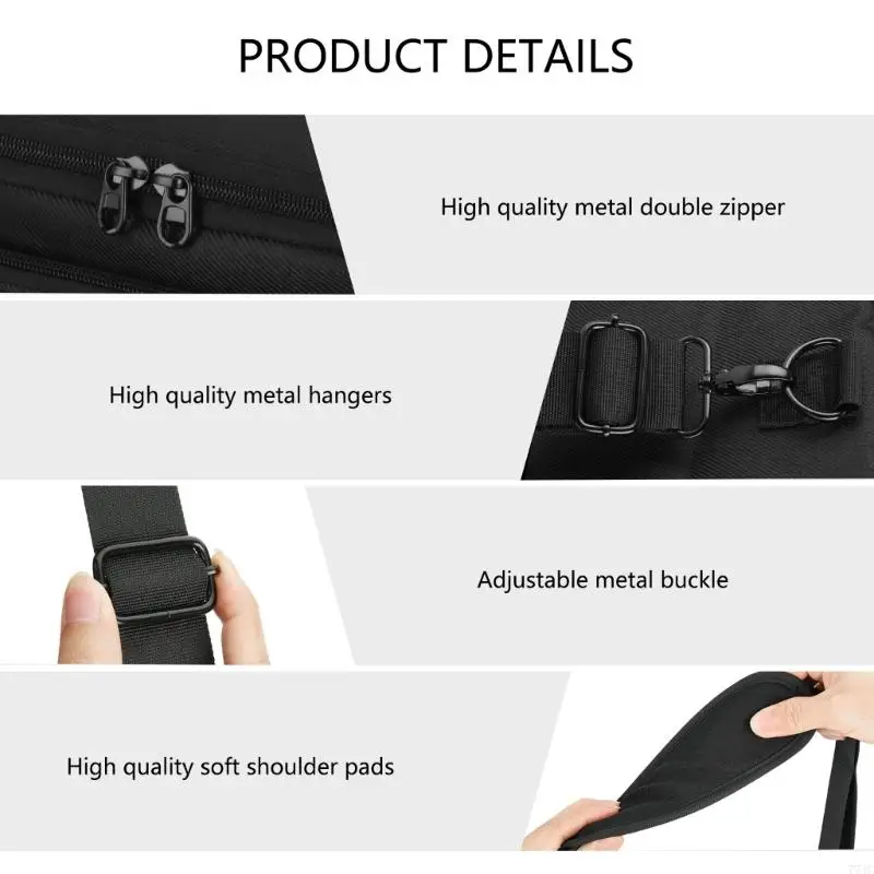 Multi Purpose Camera Storage Box Shoulder bag for Digital SLR Cameras Plush Compartments and Front Pocket Design 77JC