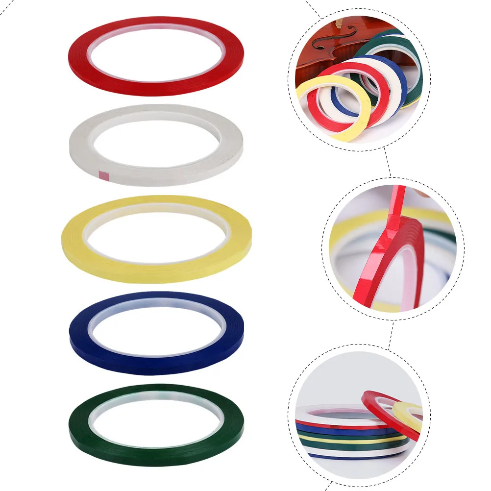 

5pcs Violin Tape Fretboard Stickers Finger Position Labels String Instrument Beginner Supplies Learning Violin Sticker Scale