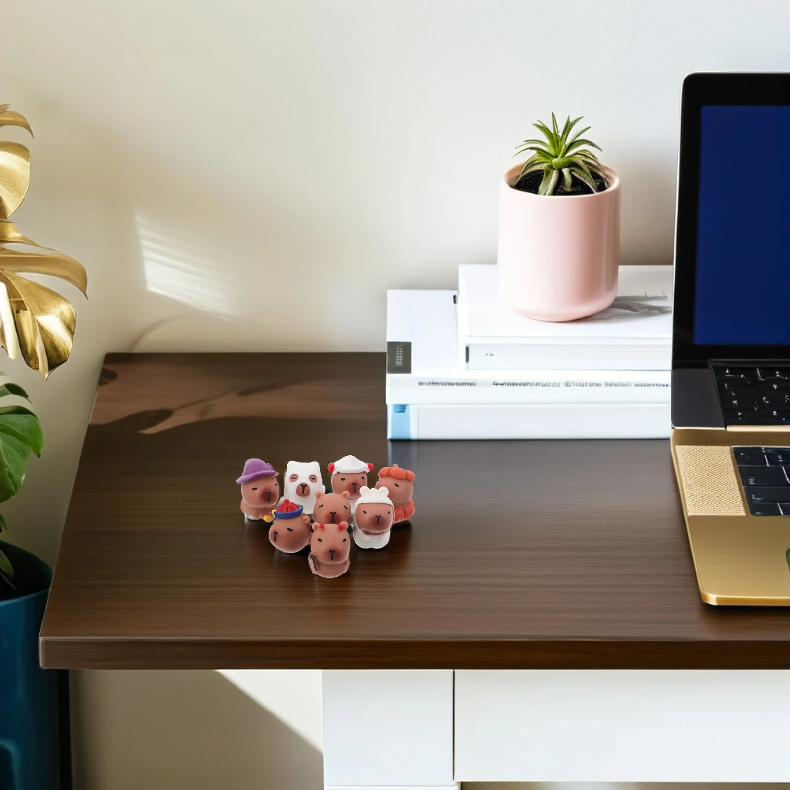 

16 Pcs Halloween Ornaments Miniature Animal Figures Tiny Miniatures Resin Animals Decorations