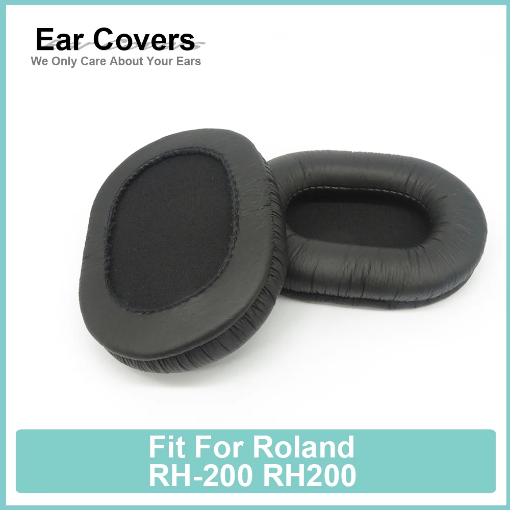 

Earpads For Roland RH-200 RH200 Headphone Earcushions Wrinkled Pads Foam Ear Pads Black Comfortable