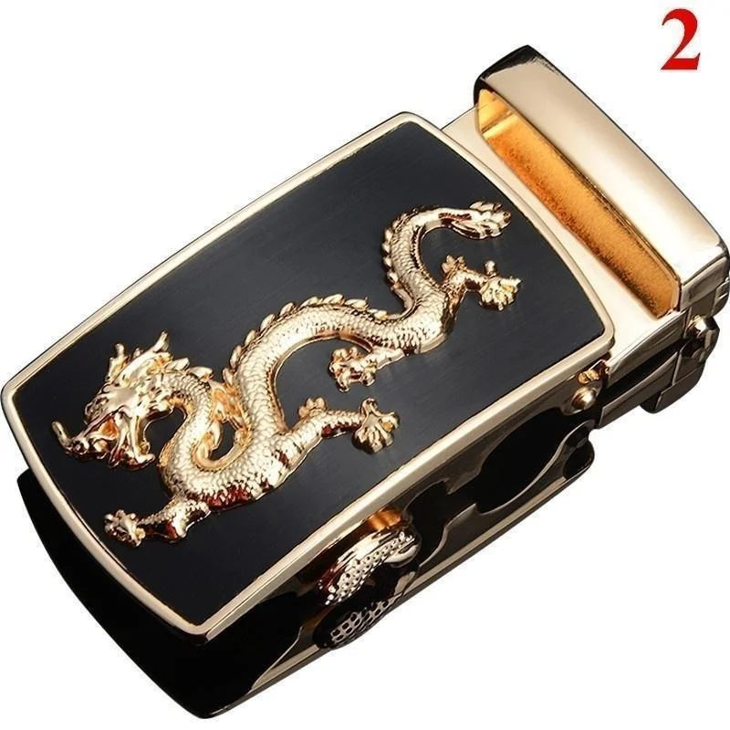 3D Animal Belt Buckle for Men - Cowboy Zinc Alloy Fashion Clasp (leopard/dragon) - 3.5cm Style Buckle - Custom Logo Wholesale