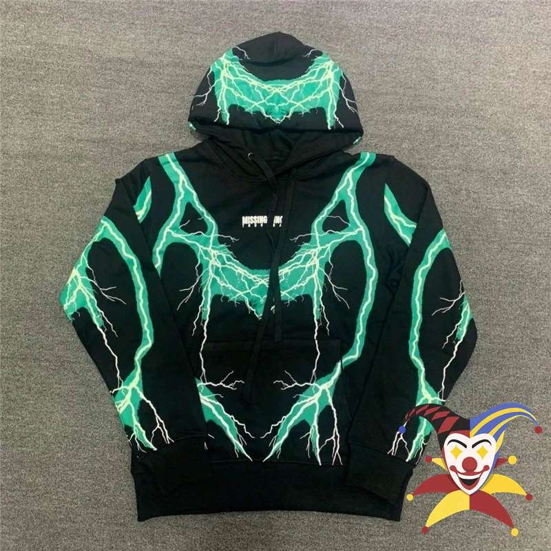 

Reflective Missing Since Thursday Lightning High Quality Hoodie Men Women Pullover Oversized Sweatshirts