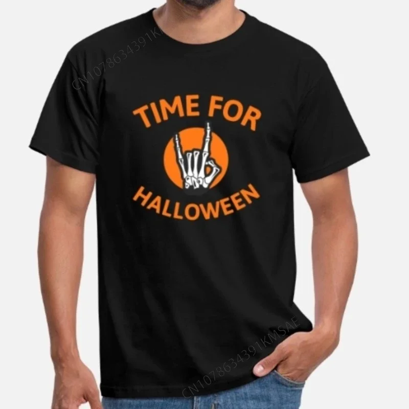 Camiseta de Time for Halloween, Camiseta estampada de Mignon Chat Noir, Citrouille Pleine Lune, I Can't I Have Tops, ropa de calle informal Unisex