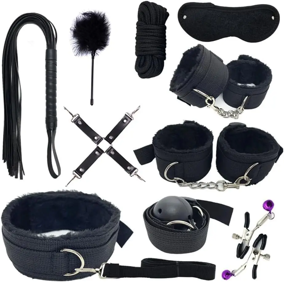 

Bondaged Kits Adult Bed Restraint Sex Wrist Ankle Cuffs Sex Hand Ties for Women Restraints