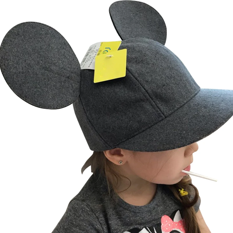 Kids Cap Baby Baseball Hat Infant Boys Girls Spring Hats Baby Girl Autumn Cute Big Ears Hip Hop Woolen Snapback Children gorra