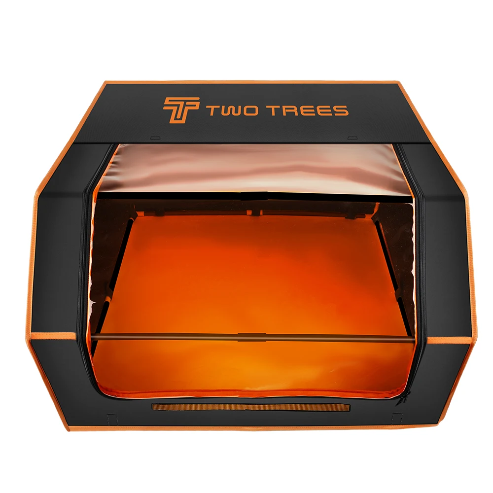 TWOTREES Laser Engraver Enclosure Fireproof and Dustproof Protective Cover 780x720x460mm with Exhaust Fan and Pipe Fits