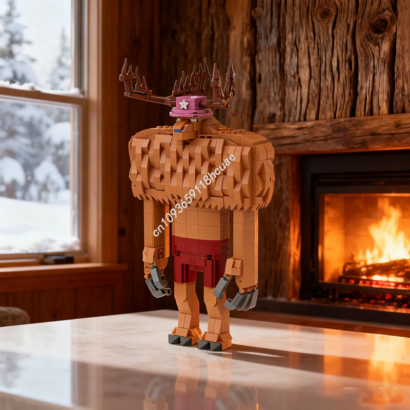 1310 pièces MOC Monster Point Chopper une pièce modèle de construction cadeau de noël blocs jouet Architecture assembler idée créative brique