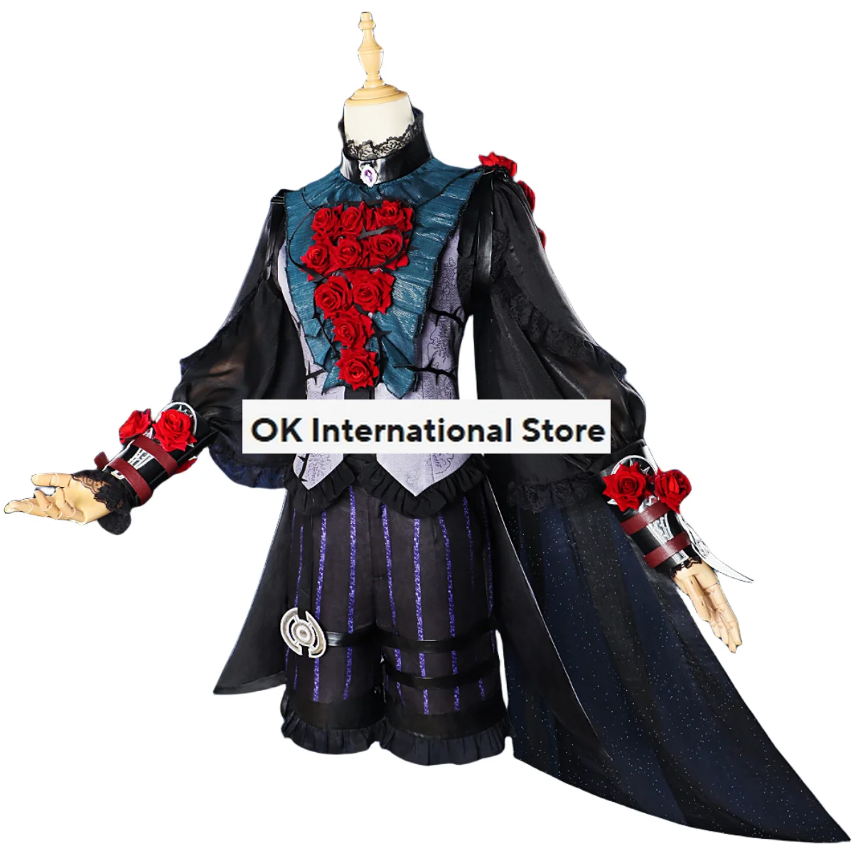 Anime Game Identity muslimemil Patie Cosplay Costume synist luminare parrucca Swallowtail Suit Uniform Man Carnival Christmas Suit