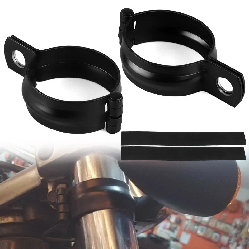 

Universal 37-50mm Motorcycle Turn Signal Bracket, Adjustable Fork Mount Clamp for Flasher Blinker Holder for ATV Scooter