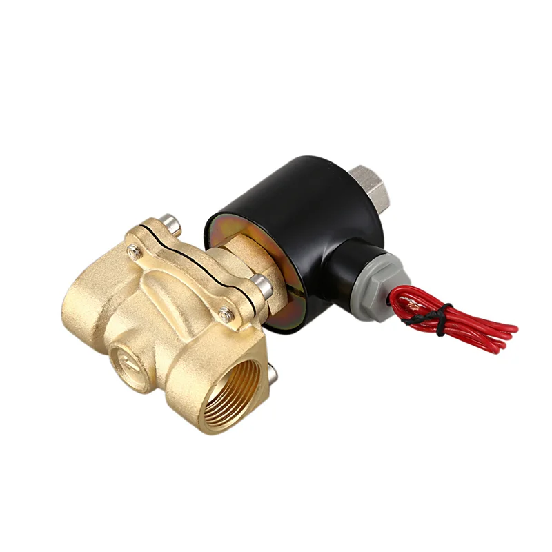 

VELIF-2 шт. 3/4 дюйма DN20 нормально открытый Н/О латунный электрический электромагнитный клапан 220 В пневматический клапан для воды, масла, газа