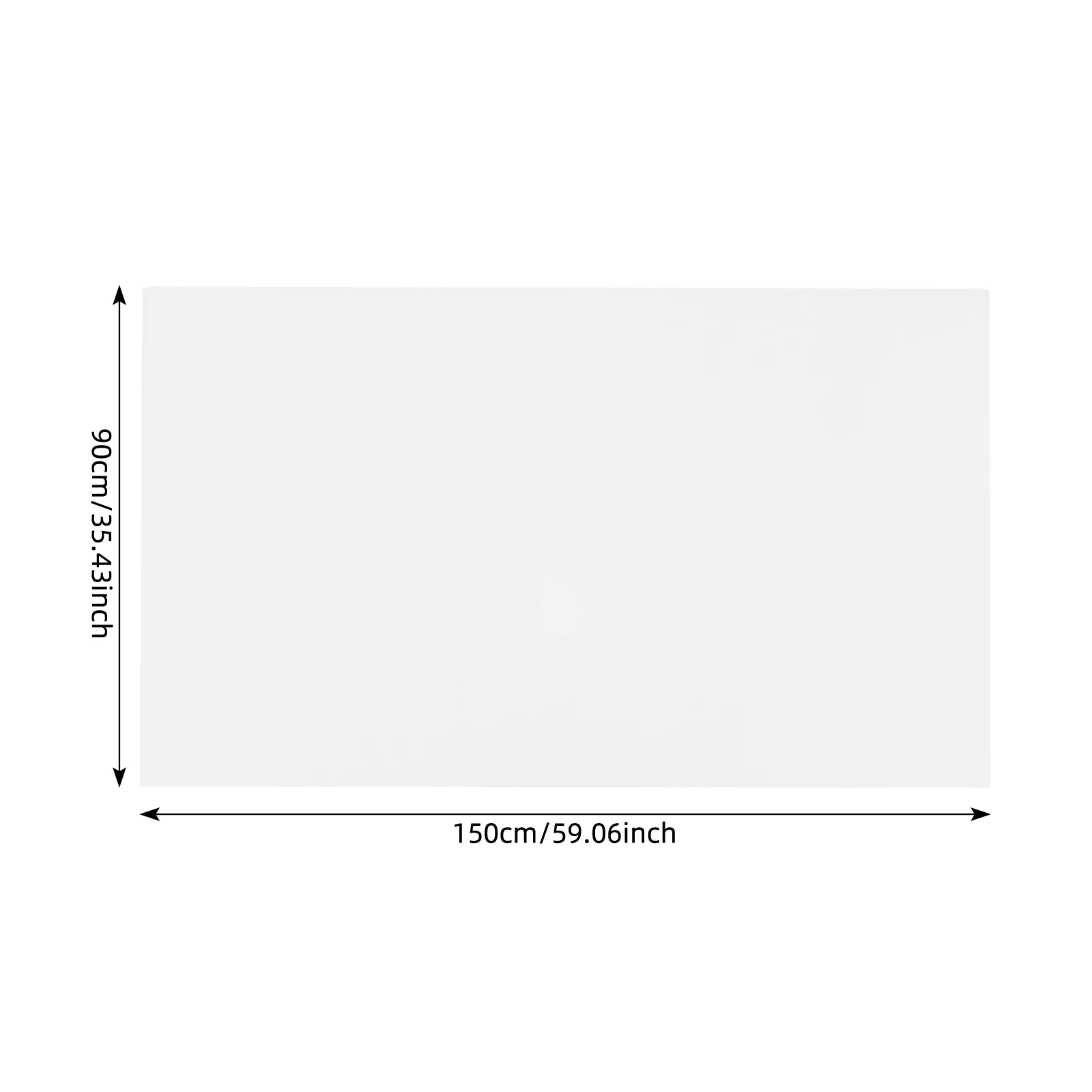 فيلم سبورة بيضاء ذاتي اللصق، ملصق سبورة بيضاء مغناطيسي، لوح مسح جاف لباب الحائط 90 × 150 سم #6