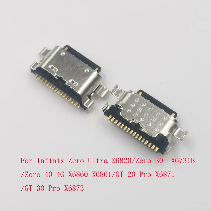 5-50Pcs Charger Dock Charging Connector Plug Usb Port For Infinix Zero Ultra 30 40 GT 20 Pro Zero30 Zero40 GT30 GT20 X6873 X6820