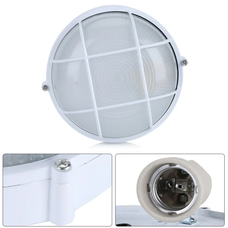 

Круглый взрывозащищенный испаропрочный светильник для сауны, паровая комната, абажур, защита