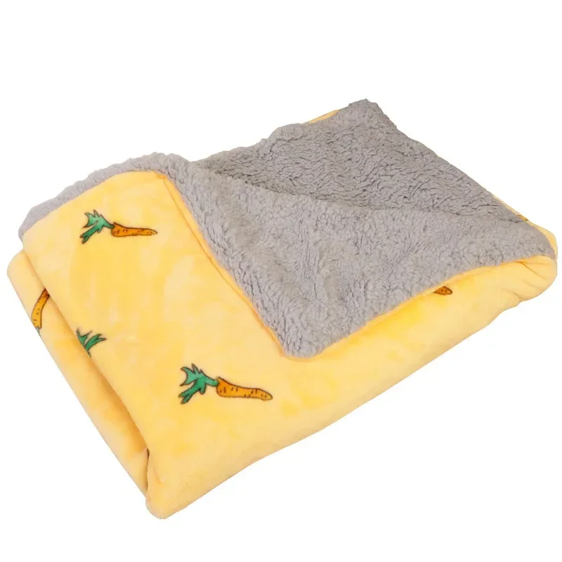 Couverture épaisse douce et moelleuse pour animaux de compagnie, drap de lit chaud pour chien et chat, accessoires pour animaux de compagnie, hiver