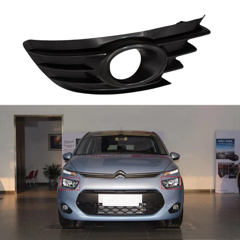 

Car Fog Light Grille Cover Fog Lamp Frame For Citroen C4 2004-2008-ABNF