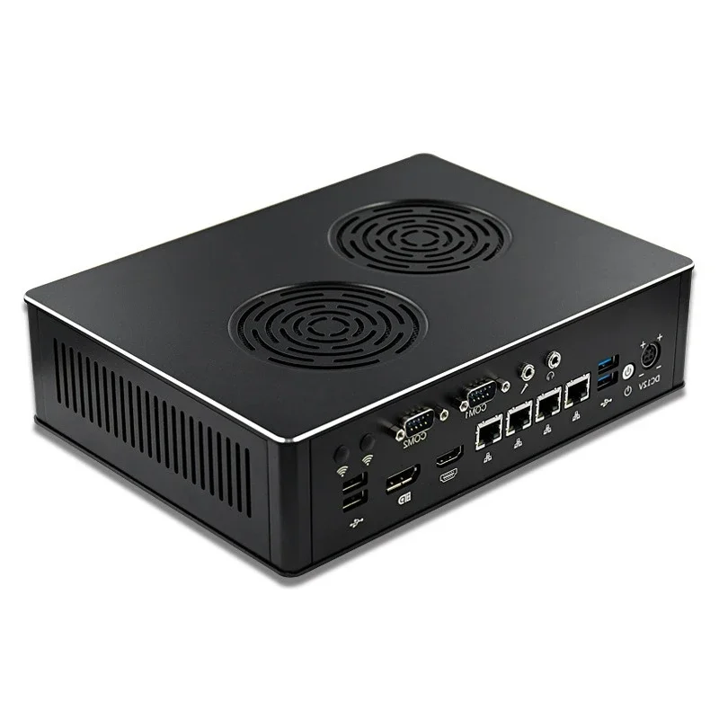 16-Core 32-thread mini host, supports MXM graphics workstation, quad network port mini computer