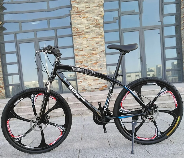 24/26 بوصة دراجة هوائية جبلية الكبار ركاب الدراجة مع تعليق فرامل قرصية على الطرق الوعرة سباق الطريق دراجة الطالب #4