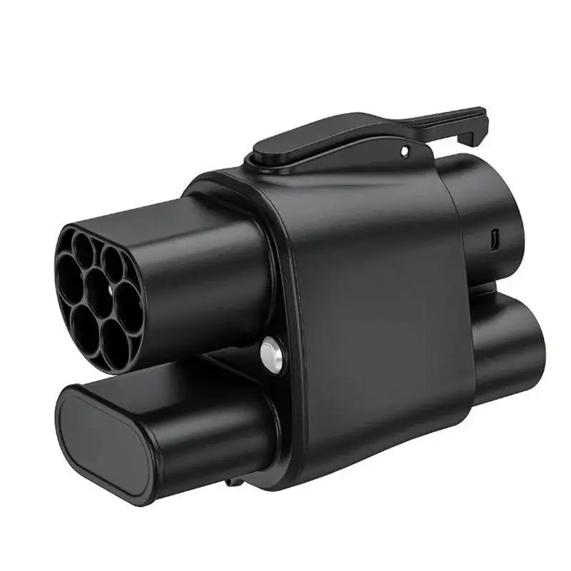 CCS2 Type2 to CCS1 J772 EV Charger Adapter AC/DC Dual Mode IP54 Rated 500-1000V DC/250V AC 400A/32A