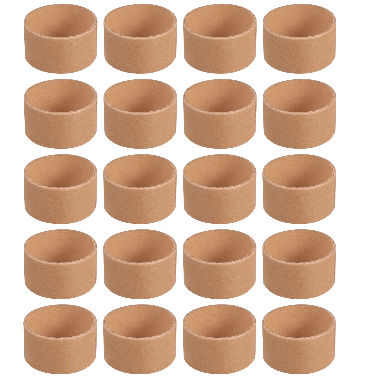 

20 Pcs Hand-painted Paper Tube Cardboard Tubes for Craft Mini Paperboard Crafts Round Child