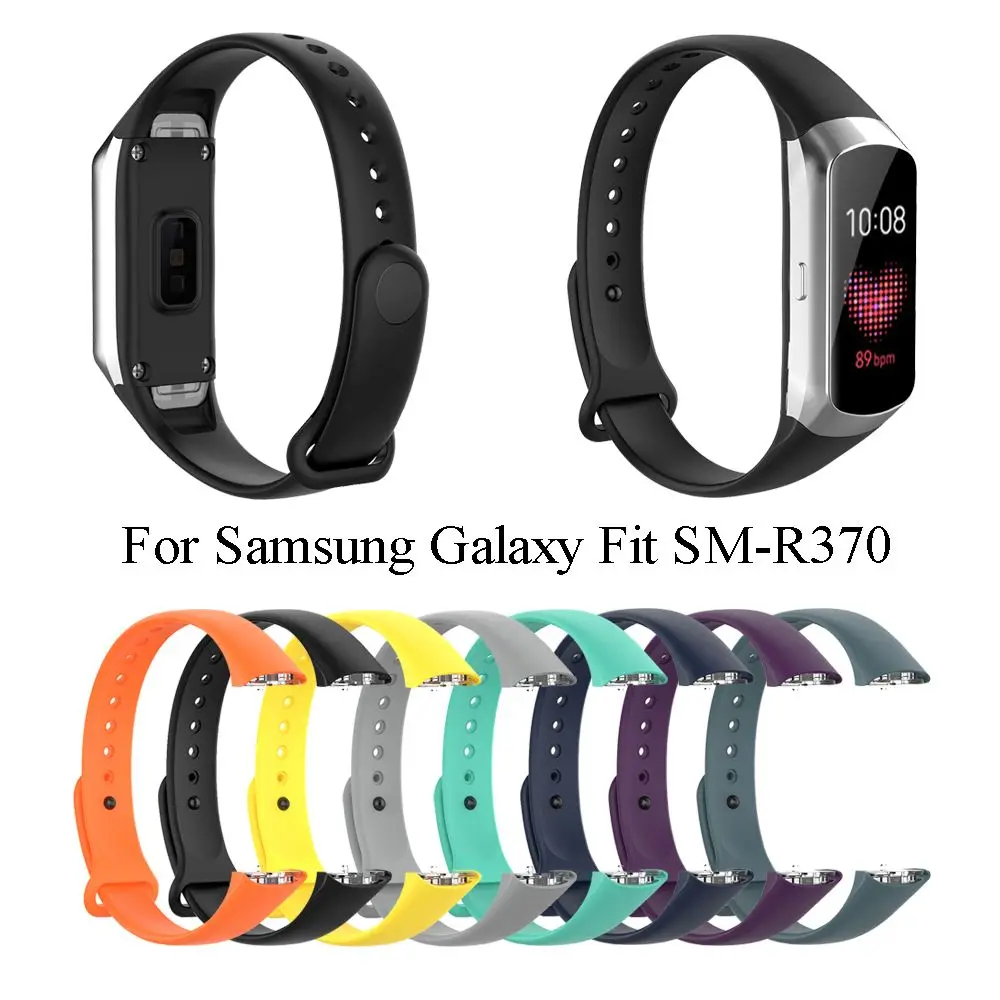 Accessori per cinturini per orologi Fibbie Cinturino traspirante Sostituzione cinturino in morbido silicone per Samsung Galaxy Fit SM-R370