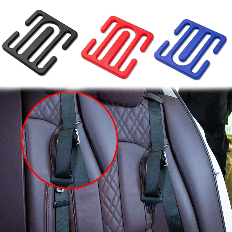 

Car Child Seat Belt Adjustment Fixer Plastic Simple Limiter Anti Necklace Seat Belt Loosening Buckle Easy Installation