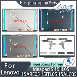 New Laptop Part For Lenovo Ideapad 5 15IIL05 15ARE05 15ITL05 15ALC05 2020 2021 LCD Back Cover Front Bezel Hinges Replacement