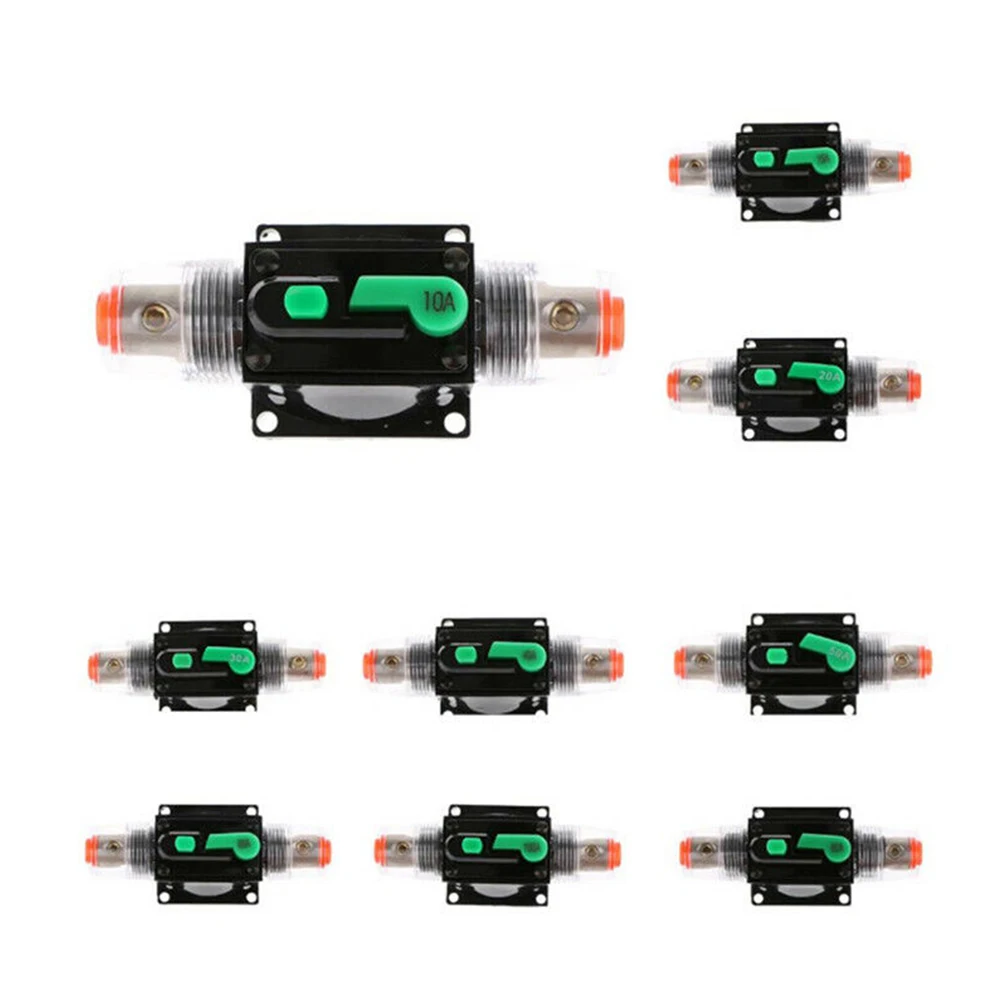 12V 24V 48V DC Leistungsschalter-Sicherung Reset 10A 100A AMP für den Einsatz im Automobil- und Schiff mit wasserdichtem Gehäuse und manuellem Override
