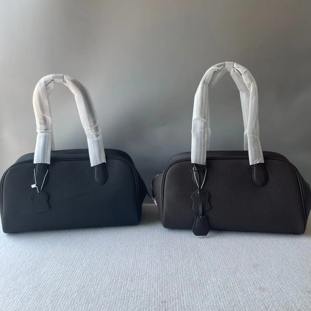 2026 Winter Hot-Selling First-Layer Cowhide Single-Shoulder Women's Bag, Fashionable Soft Cowhide Commuter Underarm Bag, Large Capacity Boston Bag