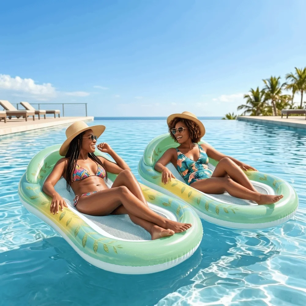 Mermaid Style Sequined Inflatable Float Mesh Inflatable Inflatable Water Lounger Floating Leopard Print Pool Floats Pool Party