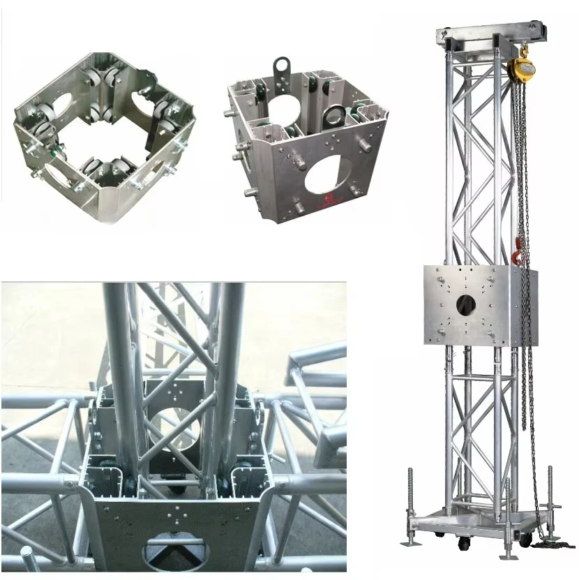 

Ground Support Aluminum Truss Lift Tower Stage Truss Display Lifting System Components Sleeve