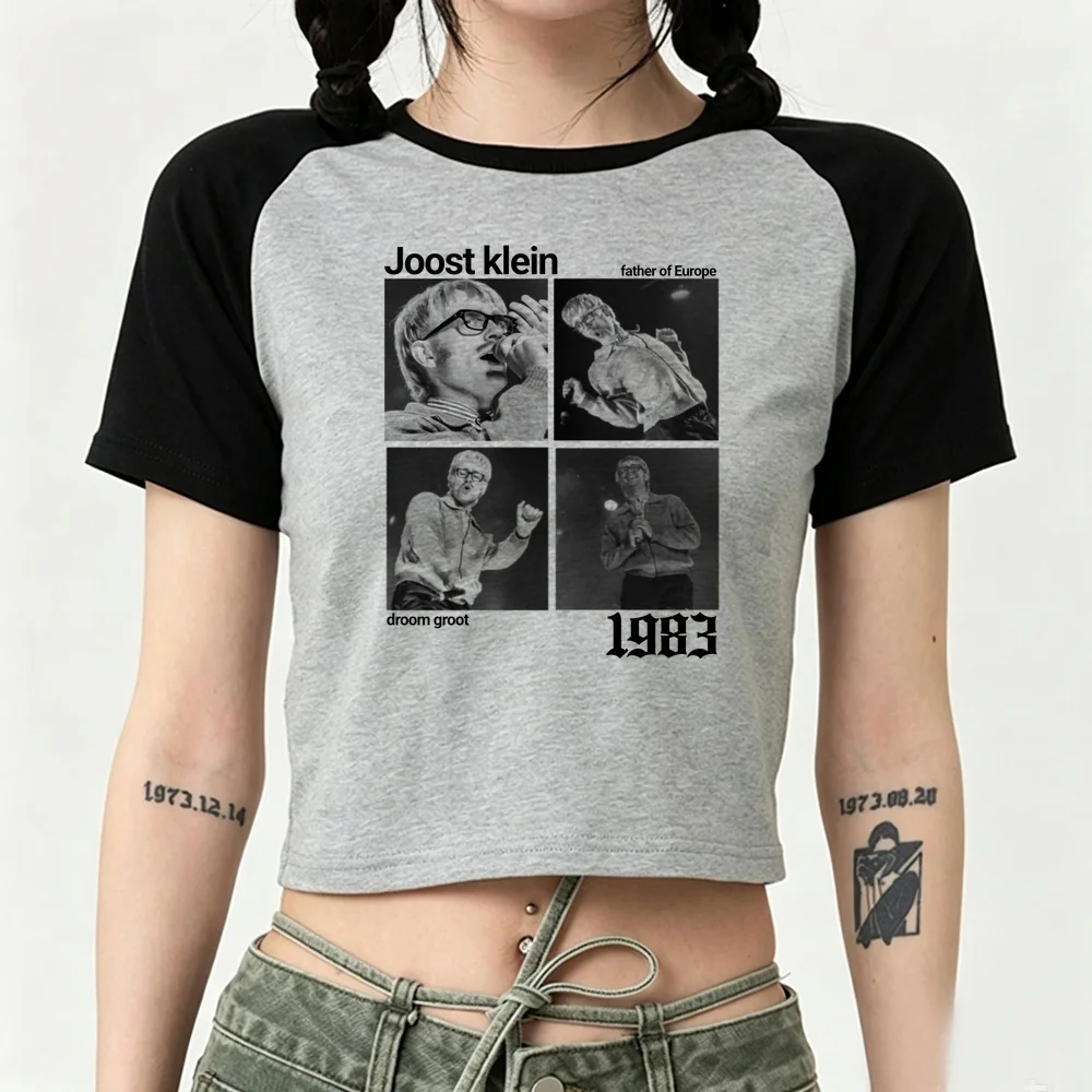 Joost Klein cropped top girl manga harajuku jojifuku funny summer shirt baddie vintage goth funny anime