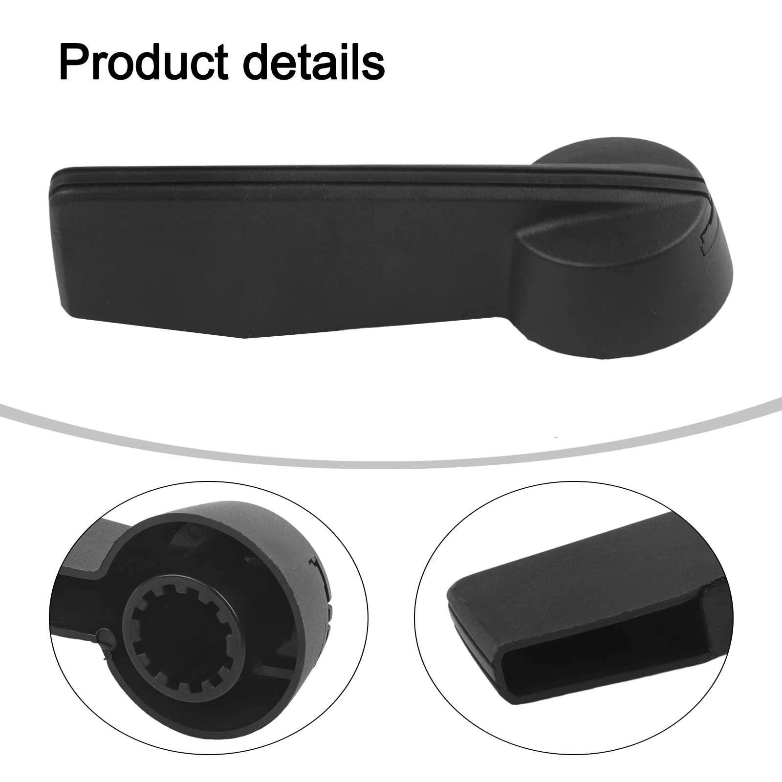 

Vehicle Repair Hood Opening Handle OEM 9Y0823611D Black ABS Material Easy To Use Made Of Good Quality Materials