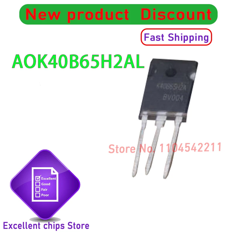 

1PCS/LOT New original AOK40B65H2AL K40B65H2A TO-247
