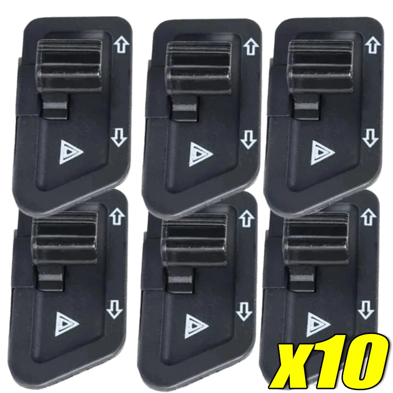 1-10PCS Double Flash Light Button Turn Signal Modified Switch Button for Motorcycles Electric Vehicles Scooters Parts Replace