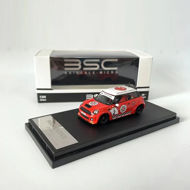 

BSC 1:64 Model Car Mini Cooper LBWK Alloy Die-cast Vehicle - Red Nose Version