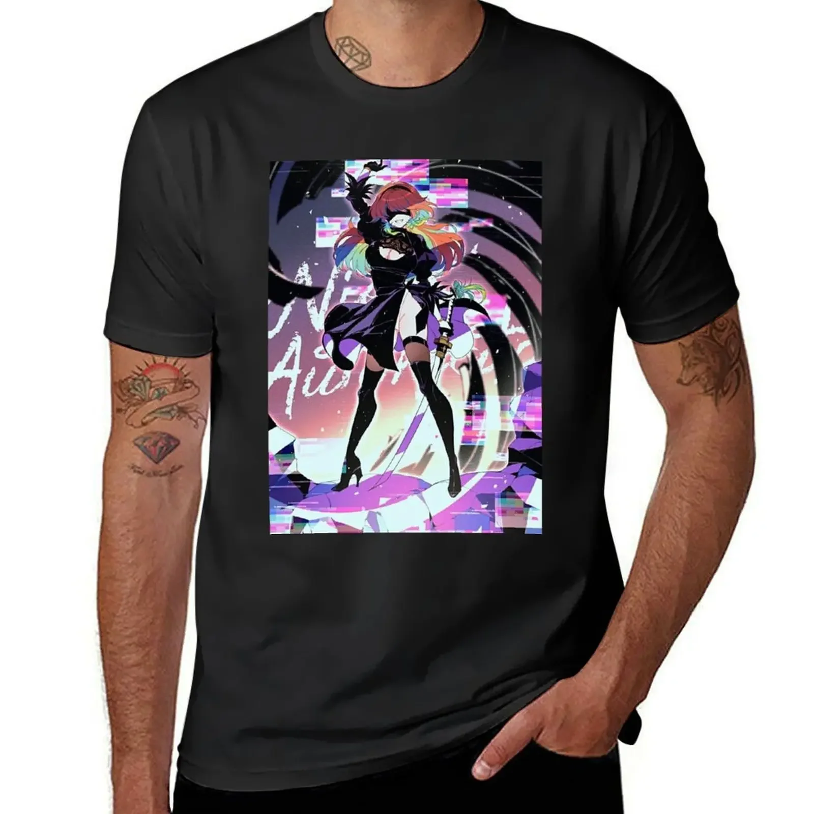 2B || Takanashi Kiara T-Shirt custom shirt customizeds blacks heavyweight t shirts for men