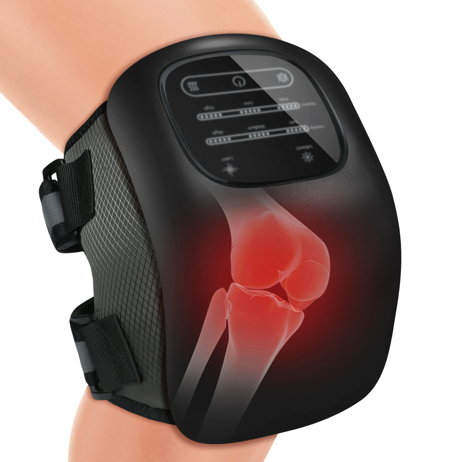 

Knee Massager with Heating Relieve Pain and Discomfort Electric Vibration Knee Massager