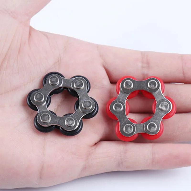 10PCS Flippy Roller CHAIN Fidget ความเครียดและความวิตกกังวลบรรเทาของขวัญสําหรับผู้ใหญ่เด็ก Cosas Antiestrés Juguetes Sensorial ออทิสโม