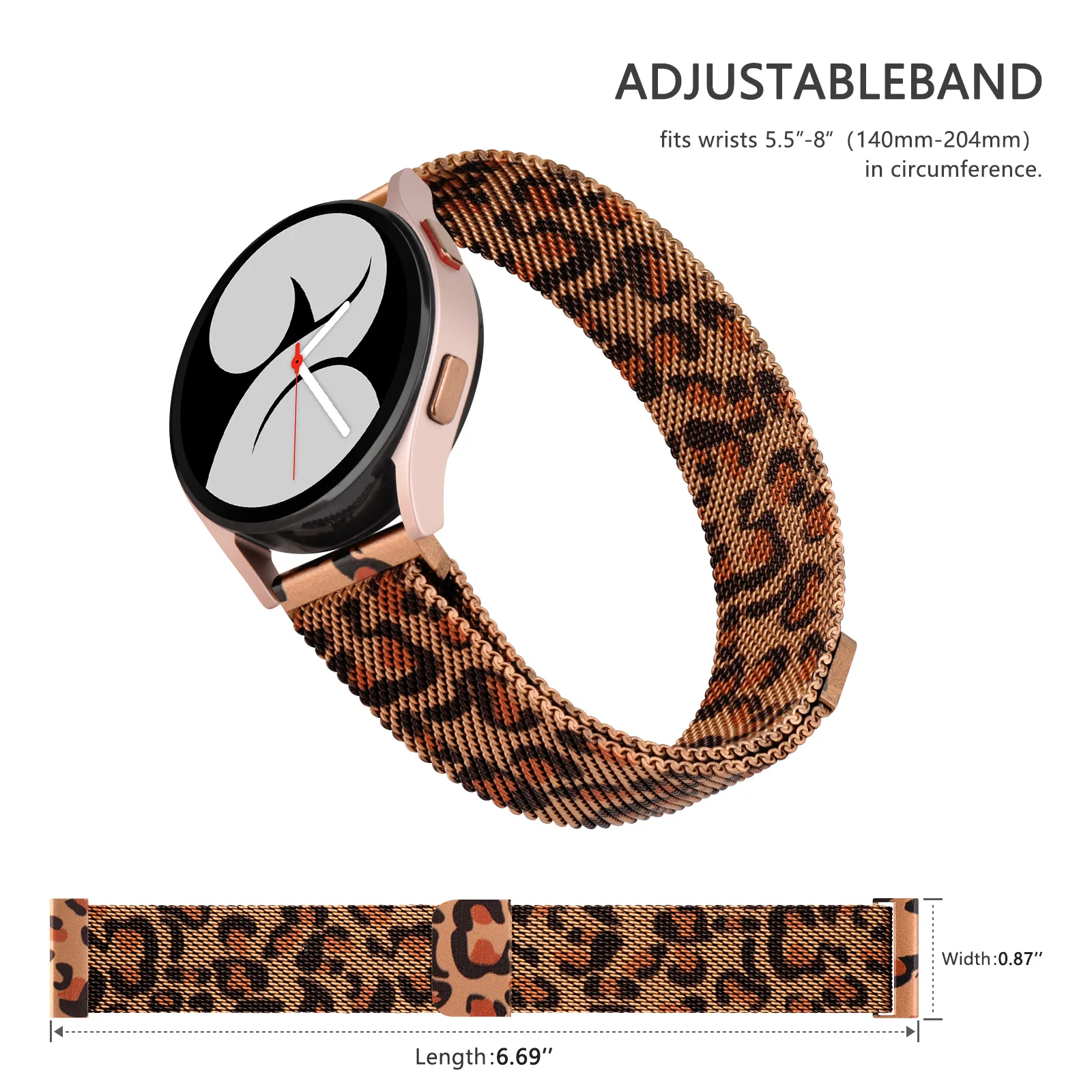 20mm Metall Strap für Samsung Galaxy Uhr 4 40mm 44mm Magnetische Armband für Samsung Galaxy Wacth 4 klassische 42mm 46mm Armband