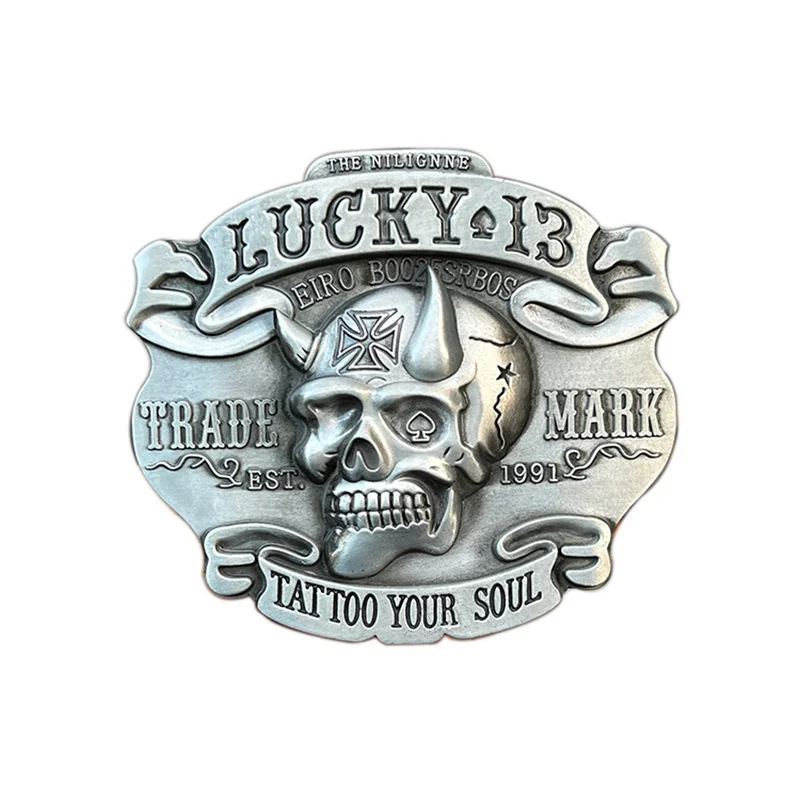 

Пряжка ремня с черепом в западном стиле