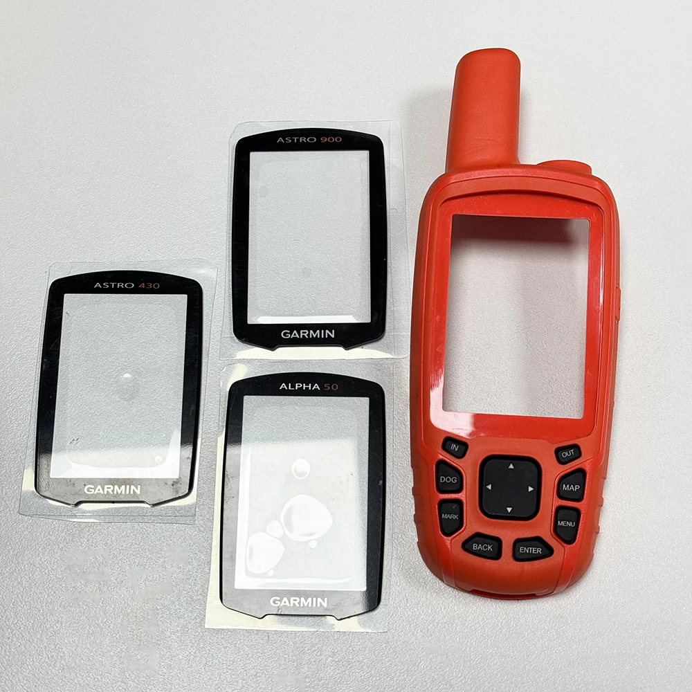 الإطار الأمامي ولوحة الشاشة الزجاجية للغارمين أسترو 430 900 ألفا 50 غطاء الإسكان زر الطاقة يده إصلاح جزء GPS