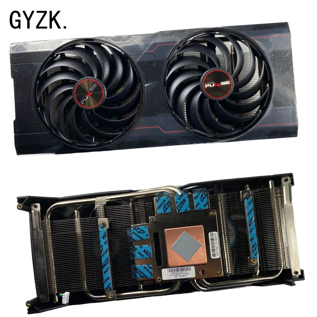 

New For SAPPHIRE Radeon RX6700 6700XT PULSE Graphics Card Replacement Fan Brand new set of radiator module
