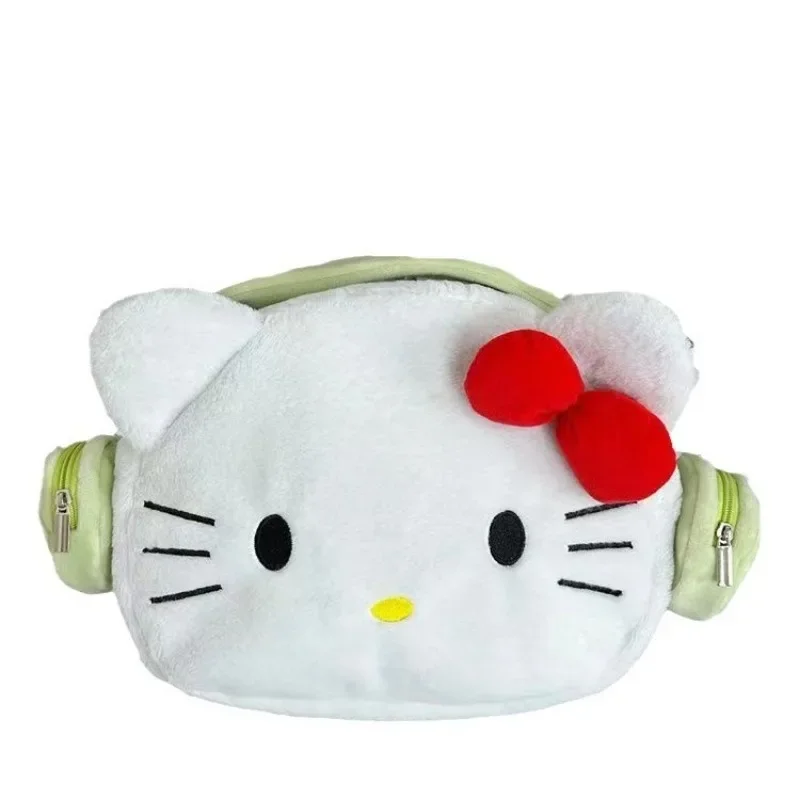 MBTI Hello Kitty-Mochila De felpa para mujer, bolsa de gran capacidad, ligera, Kawaii, suave, para estudiantes, Lolita Jk