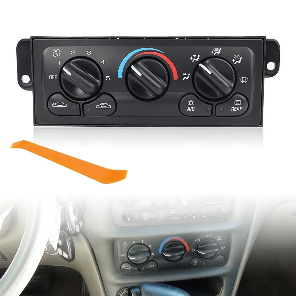 

Панель управления климат-контролем HVAC 599-213 с кнопкой на задней панели, 5-скоростной переключатель управления кондиционером и отопителем, совместимая с Malibu 1997-2007