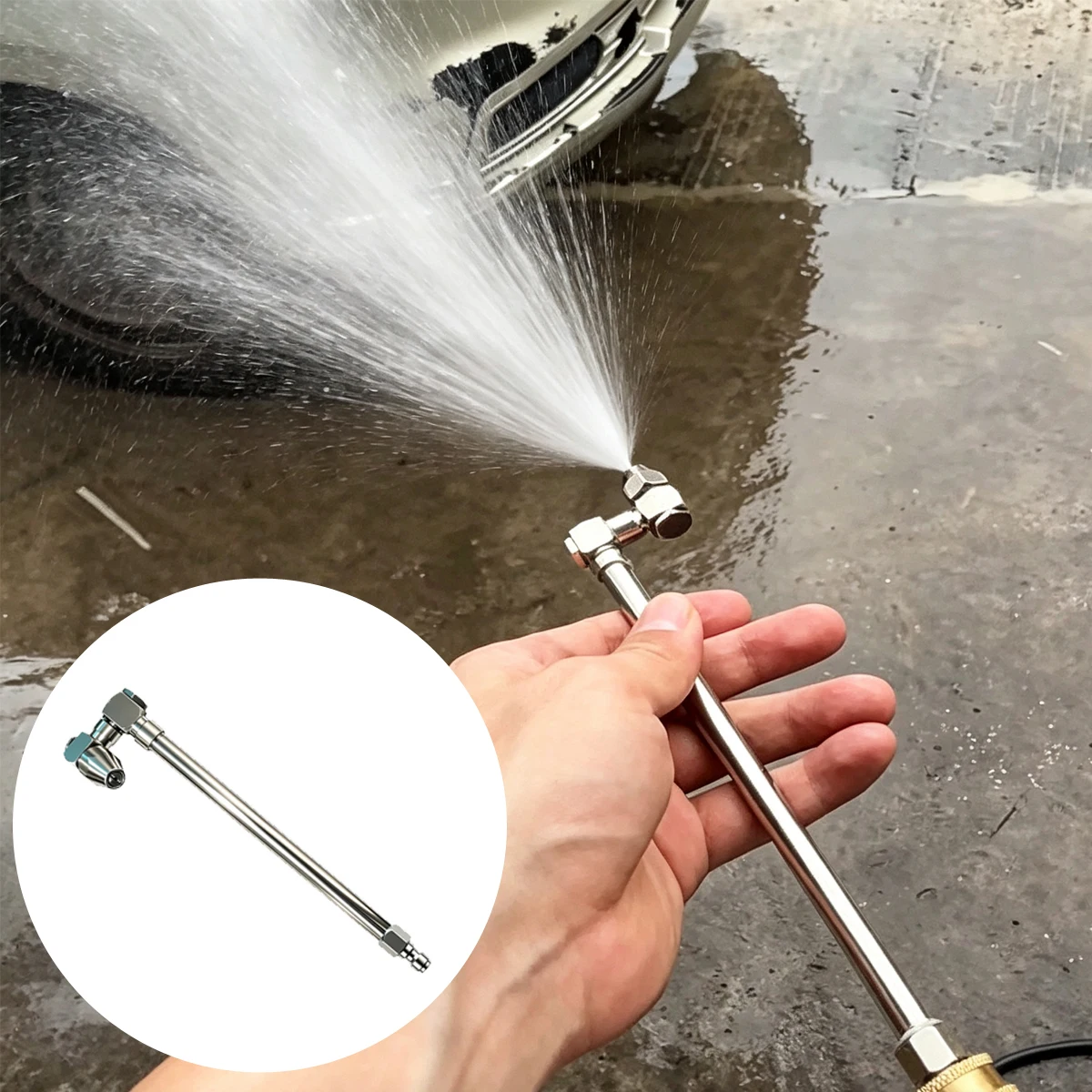 High Pressure Air Conditioning Fin Cleaning Gun Washers Car Washing Water Powerful High-pressure Rotary Nozzle Wash Products Jet