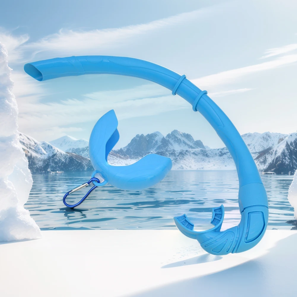 

Силиконовая трубка для снорклинга, складная трубка для дыхания под водой с чехлом для хранения, гибкая складная трубка для подводного плавания.