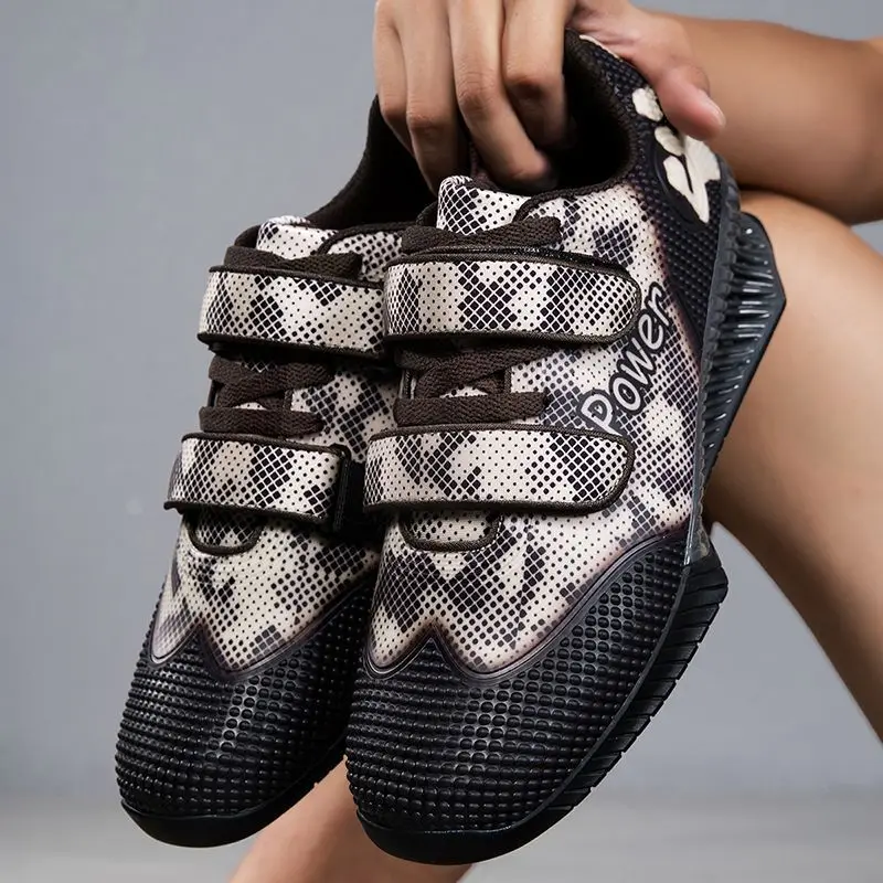 Mens Womens Professional Weightlifting Shoes Indoor Fitness Training Cross-trainer Shoes Squat Gymnastics Shoes EVA Soles