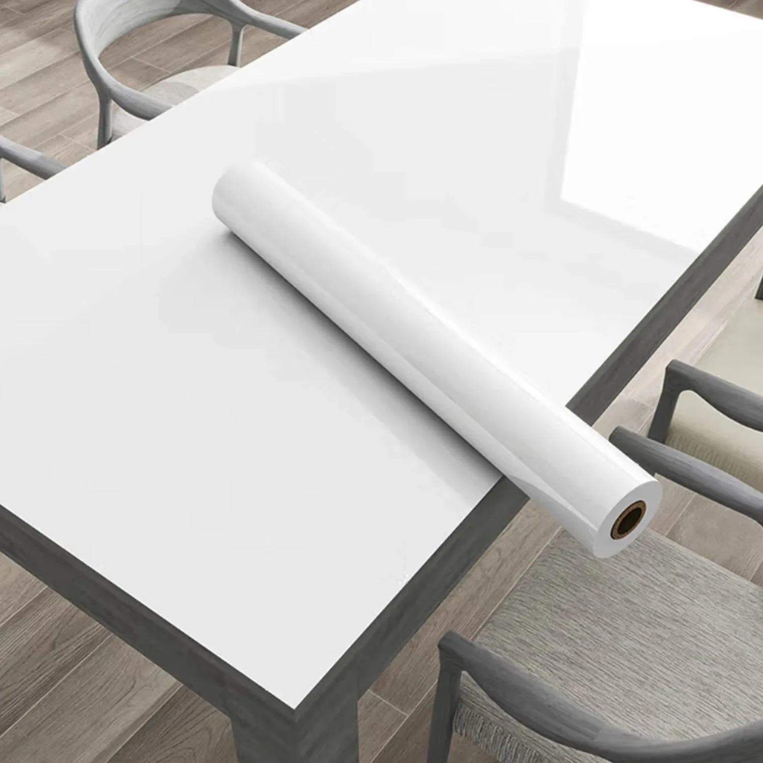 Glossy Peel and Stick Contact Paper Waterproof Resistant Self Adhesive Wallpaper for Cabinets Tables DIY Home Furniture Decor