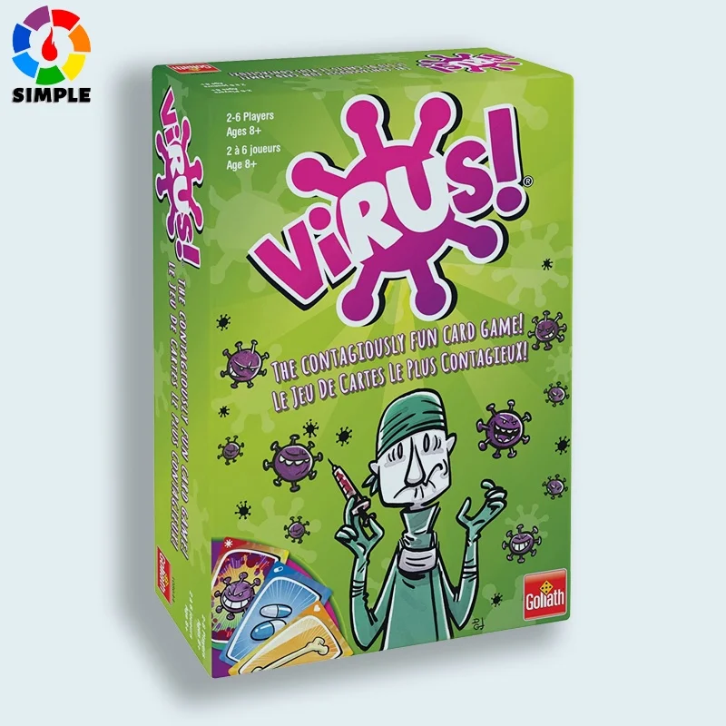 

Goliath Virus Card Game - The Contagiously Fun Card Game For Ages 8 and Up