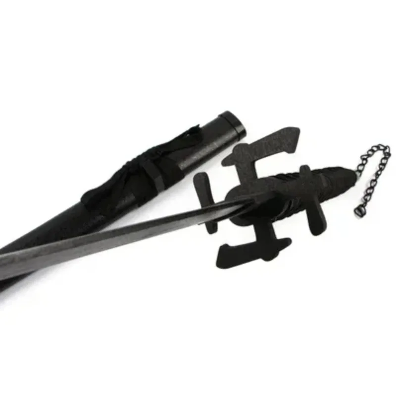 100 سنتيمتر تأثيري أنيمي بليتش Ichigo Kurosaki Tensa Zangetsu Zanpakuto السيف الخشبي زي فستان بتصميم حالم حفلة عرض مسرحي الدعائم هدية